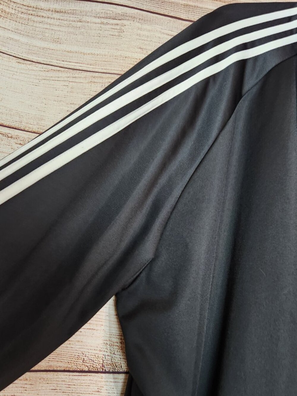 adidas Essentials Men's Track Zip Jacket Classic Style Black White Size 5XL - Picture 4 of 16